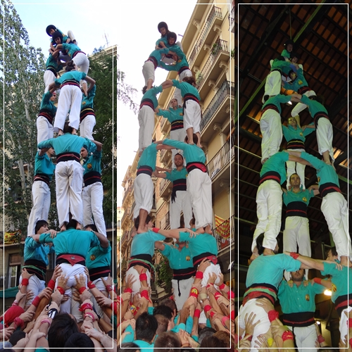 3 3d7ps per acabar el 2013 dels Castellers de la Sagrada Família!!!